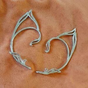 Silver Elf Ear Cuffs